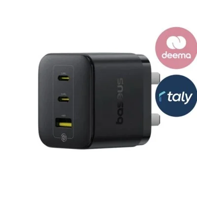 Baseus Palm Fast Charger 2C+U 65W - Cluster Black